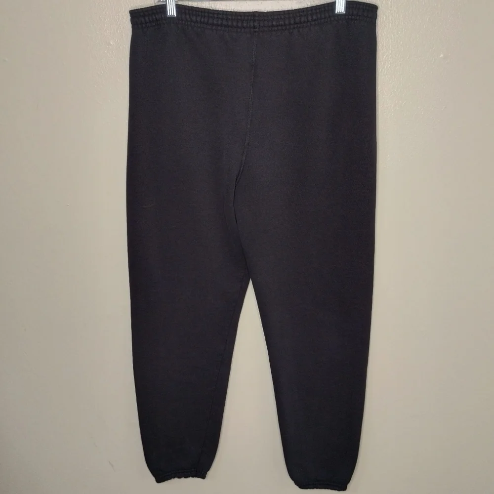 VINTAGE 90s Soffe Adult Medium Sweatpants Joggers Baggy Black Made In USA *READ*